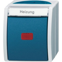 0 Heizungs-Notschalter AP mit Namensschild 2601/6 SKWNH-53 Retail