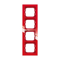 0 Rahmen vierfach 1724-287 rot, Retail