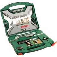 Bosch Heimwerken & Garten X-Line Titanium Bohrer- und Schrauber-Set, 100-teilig, Bohrer- & Bit-Satz grün
