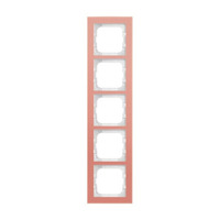 Busch-Jaeger Abdeckrahmen fünffach rosa, Retail