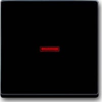 Busch-Jaeger Kontrollwippe einteilige Wippe Aus, Wechselschalter, Kreuzschalter, Taster anthrazit, Retail