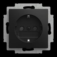 Busch-Jaeger Steckdosen Einsatz 20 EUCB-915 schwarz, Retail