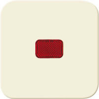 Busch-Jaeger Wippe mit roter Kalotte weiß, Retail