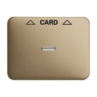 Busch-Jaeger Zentralscheibe für Cardschalter, Abdeckung bronze, Retail