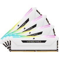 Corsair DIMM 64 GB DDR4-3200 (4x 16 GB) Quad-Kit, Arbeitsspeicher weiß, CMH64GX4M4E3200C16W, Vengeance RGB PRO SL, INTEL XMP