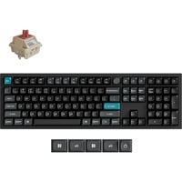 Keychron Q6 Ultra 8K Swappable RGB Backlight Red Switch Knob Version - Black (German Layout)