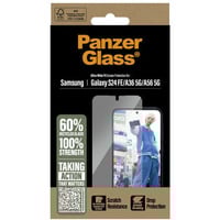 PanzerGlass Displayschutz Ultra-Wide Fit, Schutzfolie transparent, Samsung Galaxy S24 FE / A36 5G / A56 5G, EasyAligner