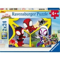 Ravensburger Kinderpuzzle Spidey und seine Super-Freunde 2x 24 Teile