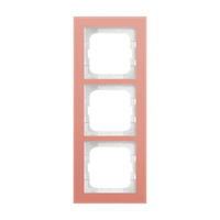0 Abdeckrahmen 3-fach rosa, Retail