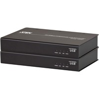 ATEN DVI HDBaseT KVM Extender mit ExtremeUSB CE610A, Grafikverlängerung schwarz, 1.920 x 1.200 bei 100 Meter