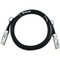 BlueOptics BlueLAN Direct Attach Kabel kompatibel zu Meraki MA-CBL-100G-1M schwarz, 1 Meter