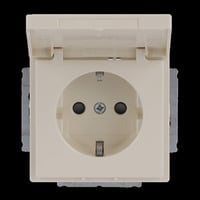 Busch-Jaeger Schutzkontakt Steckdosen Einsatz weiß, Retail