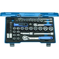 GEDORE Steckschlüssel-Satz 3/8" + 1/4", 50-teilig mit Umschaltknarren