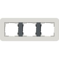 Gira Abdeckrahmen dreifach grau, Retail