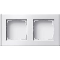 Gira Gehäuse zwei fach Aufputz weiß, Retail