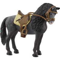 Schleich Horse Club Pura Raza Espanola Stute mit Sattel und Zaumzeug, Spielfigur braun