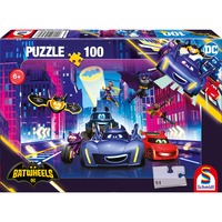 Schmidt Spiele DC Batwheels: Turbogeladene Action in Gotham City, Puzzle 100 Teile