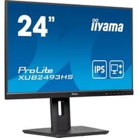 iiyama XUB2493HS-B6, LED-Monitor 60.5 cm (23.8 Zoll), schwarz (matt), FullHD, IPS, Adaptive Sync, Ergonomischer Standfuß, 100Hz Panel