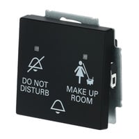 0 Klingeltaster Einzelgerät Do Not Disturb Make Up Room schwarz, Retail