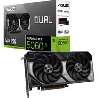 ASUS GeForce RTX 5060 Ti DUAL 8GB, Grafikkarte DLSS 4, 3x DisplayPort, 1x HDMI 2.1