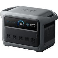 Anker SOLIX C1000 Gen 2 Powerstation, 1024Wh/2000W, Powerbank grau/schwarz, 2.000 Watt, 2.400 Watt