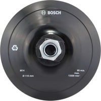 Bosch Gummischleifteller Ø 115mm schwarz, für Winkelschleifer