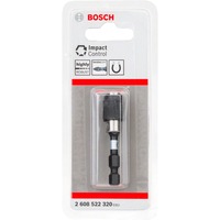 Bosch Impact Control Schnellverschluss-Bithalter mit Magnet, 1/4", Adapter 