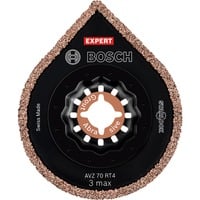 Bosch Professional EXPERT Mörtelentferner AVZ 70 RT4 3 max, Ø 70mm, Sägeblatt 10 Stück, Carbide-RIFF, Schnittbreite 2,5mm