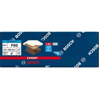 Bosch Professional Expert M480 Netzstruktur-Schleifblatt 93 x 186mm, K80 50 Stück, für Schwingschleifer