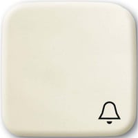 Busch-Jaeger Wippe weiß mit Symbol Klingel weiß, Retail