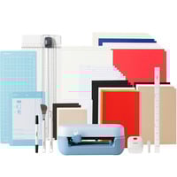 Cricut Joy 2 Essential Bundle, Hobbyschneidmaschine blau,  Blue