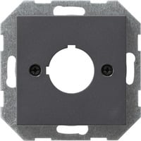 Gira Zentralplatte für 22,5 mm, Abdeckung anthrazit, Retail