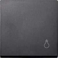 Merten Wippe Licht Wechselschalter Kreuzschalter Taster einteilig anthrazit, Retail