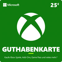 Microsoft Xbox Guthabenkarte 25 €, Gutschein 