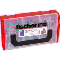 fischer FixTainer - DuoPower/DuoTec + Schrauben, Dübel hellgrau/rot, 200-teilig