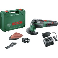 Bosch Akku-Multifunktions-Werkzeug UniversalMulti 12, 12Volt grün/schwarz, Li-Ion-Akku 2,0Ah, im Koffer