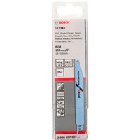 Bosch Professional Säbelsägeblatt S 123 XF Progressor for Metal, 25 Stück Länge 150mm