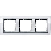 Gira Abdeckrahmen dreifach, Abdeckung weiß, Retail
