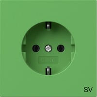 Gira Schutzkontaktsteckdose Typ F Steckdose CEE 7/3 weiß, Retail