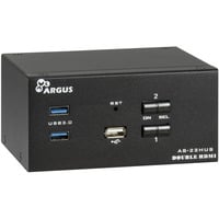 Inter-Tech IPC KVM Switch AS-22HUS, KVM-Switch