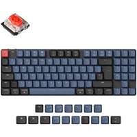 Keychron K13 Pro, Gaming-Tastatur schwarz/grau, DE-Layout, Gateron Low Profile 2.0 Mechanical Red, Hot-Swap, Aluminiumrahmen, RGB