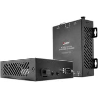 Lindy 300m Fibre Optic KVM Extender, HDMI Verlängerung schwarz, HDMI 4K60, USB, IR & RS232