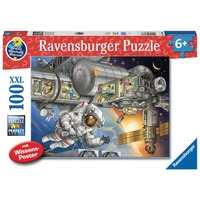 Ravensburger Puzzle Wieso? Weshalb? Warum? Auf der Weltraumstation 100 XXL Teile