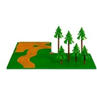 SIKU 5699 WORLD Feldwege und Wald, Kulisse 