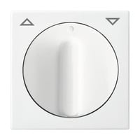 Busch-Jaeger Zentralscheibe Jalousie Zeitschalt 2542 DR-914, Abdeckung weiß, Retail