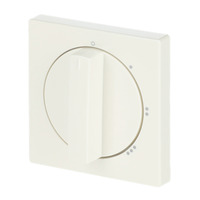 Busch-Jaeger Zentralscheibe für Drehscheibenschalter mit Nullstellung für Einsatz 2710 U, Abdeckung weiß, Retail