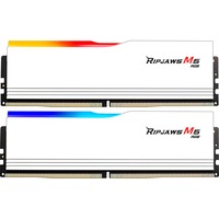 G.Skill DIMM 32 GB DDR5-6400 (2x 16 GB) Dual-Kit, Arbeitsspeicher weiß, F5-6400J3648F16GX2-RM5RW, Ripjaws M5, INTEL XMP