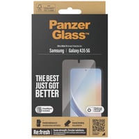 PanzerGlass Displayschutz Ultra-Wide Fit, Schutzfolie transparent, Samsung Galaxy A35 5G, EasyAligner