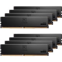 Team Group DIMM 128 GB DDR5-6800 (8x 16 GB) Octa-Kit ECC, Arbeitsspeicher schwarz, CTCMD5128G6800HC34BOC01, T-CREATE MASTER, Registred, INTEL XMP