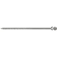 fischer Spanplattenschraube PowerFast 6,0x200 Senkkopf TX 100 Stück, mit Teilgewinde, Edelstahl A4